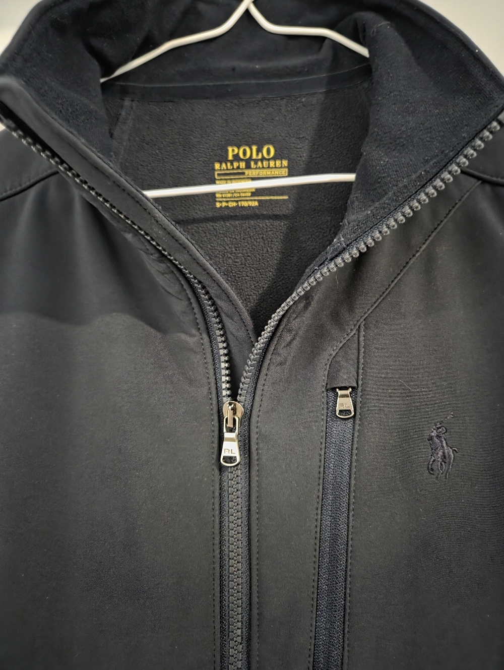 Polo by Ralph Lauren Navy Lightweight Zip Jacket- Medium
